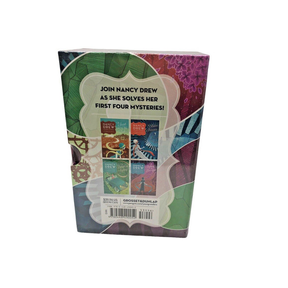 Nancy Drew Mystery Stories Books 1-4 by Carolyn Keene (2015) Box Set New Sealed - Picture 4 of 5